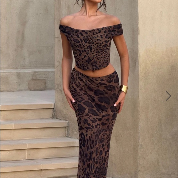 Dresses & Skirts - Babyboo Chrysoula leopard set